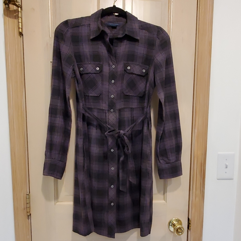NWOT Tommy Hilfiger Flannel Dress XS